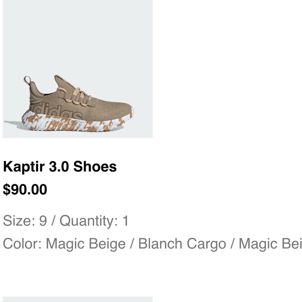 Adidas Kaptir 3.0 men’s size 9